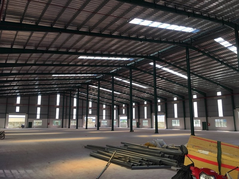 Thiết kế thi công nhà xưởng tại Nhơn Trạch.